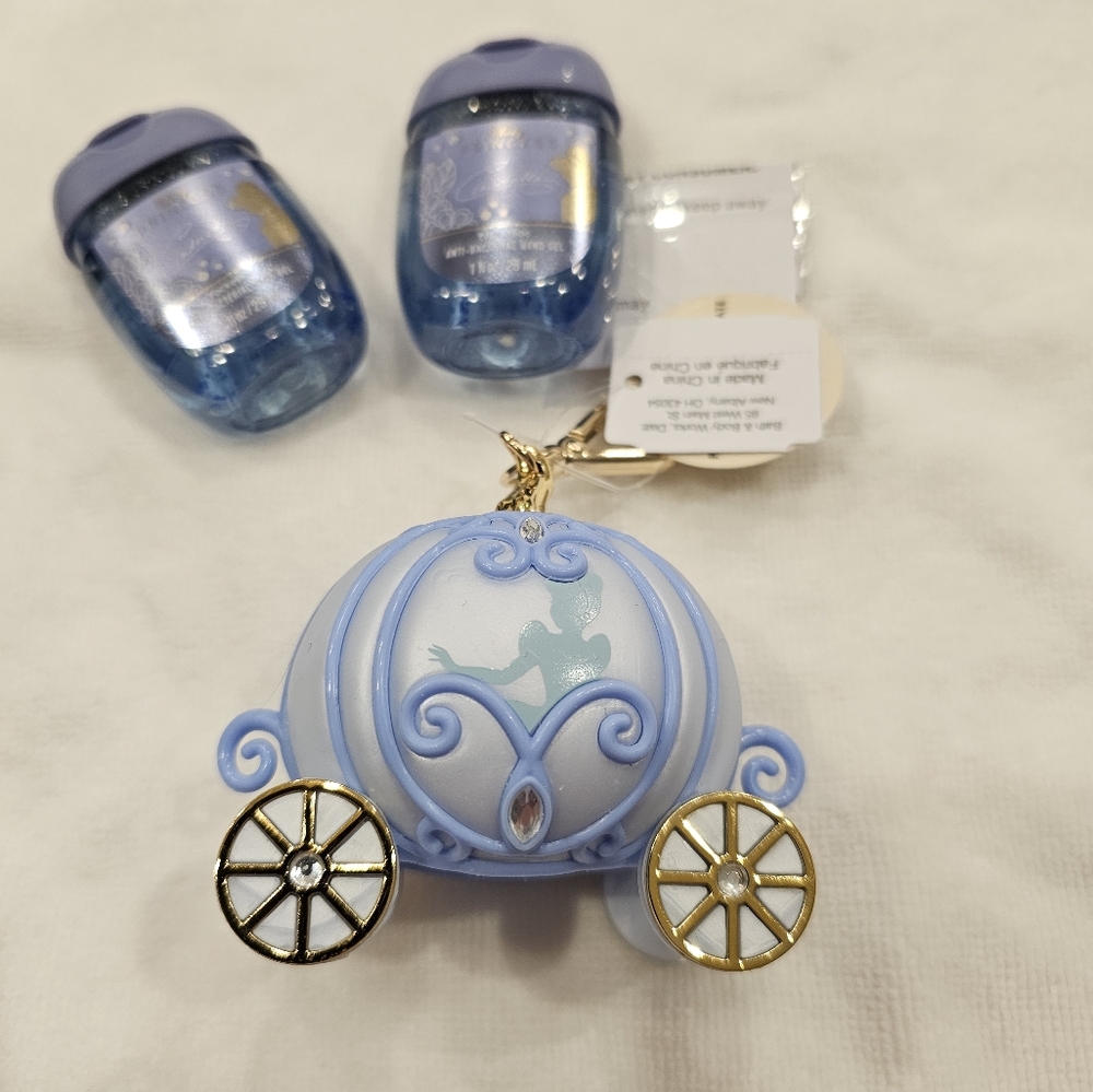 Cinderella carriage Pockerbac antibacterial Bath and Body Works Disney Princess